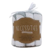 10-Pack Washcloth: Grey