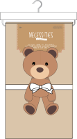 Plush Activity Toy & Blanket: Tan Bear