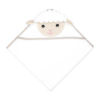 Ivory Lamb Hooded Towel 