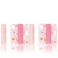 10 Pack Washcloths: Pink Llama