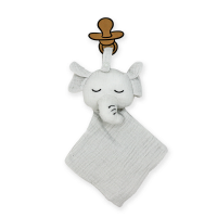 Muslin Pacifier Nunu: Elephant 