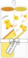 2 Pack Hooded Towel Set: Yellow Duck