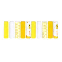 10-Pack Microfiber Washcloth: Yellow Duck