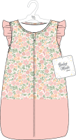 2 Layer Muslin Sleep Sac 0-6M: Peach Floral