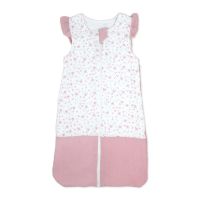 2 Layer Muslin Sleep Sac 0-6M: Pink Floral