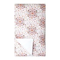 2 Layer Muslin/ Plush Blanket: Pink Floral Bouquet 