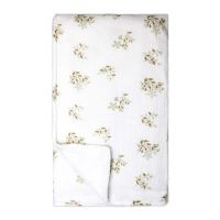 2 Layer Muslin/ Plush Blanket: Tan Folliage 