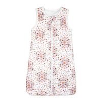 2 Layer Muslin/Mink Sleep Sack 6-12M: Pink Floral Bouquet