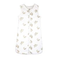 2 Layer Muslin/Mink Sleep Sack 6-12M: Tan Folliage 