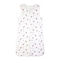 2 Layer Muslin/Mink Sleep Sack 0-6M: Mauve Floral