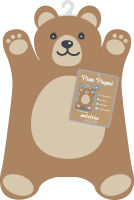 Shape Playmat: Tan Bear