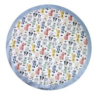 Reversible Stuffed Printed Playmat: Blue Dog 
