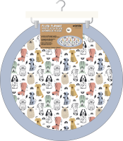 Reversible Stuffed Printed Playmat: Blue Dog 