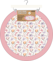 Reversible Stuffed Printed Playmat: Pink Dino 