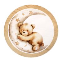 AOP Playmat: Large MOTIF Tan Bear