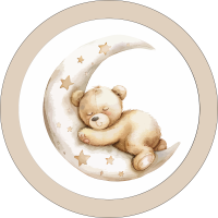 AOP Playmat: Large MOTIF Tan Bear