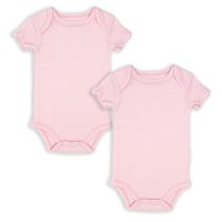 2 PACK SOLID BODYSUIT: PINK