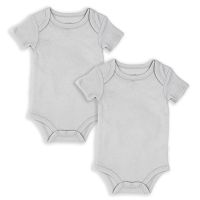 2 PACK SOLID BODYSUIT: GREY
