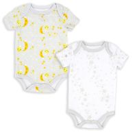 2 Pack Galaxy Theme Bodysuit: Grey 