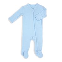 Solid Mitted Cuff Sleeper: Blue 