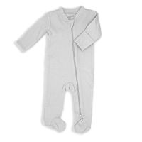 Solid Mitted Cuff Sleeper: Grey 