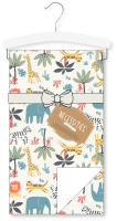 Mink/ Polar Fleece Blanket: Tan Jungle 