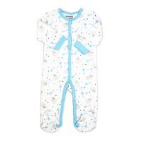 Balloon Elephant Interlock Coverall: Blue 