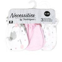 3 Pack Elephant & Balloon Mitts: Pink