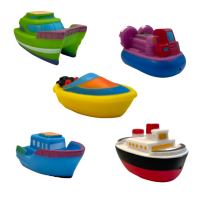 5 Pack Bath Toys: Assorted Boats