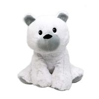 12" White Polar Bear Plush Toy 