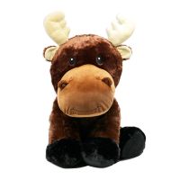 18" Brown Moose Plush Toy 