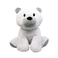 18" White Polar Bear Plush Toy 