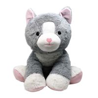 18" Grey Kitty Plush Toy 