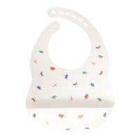 SILIBIB Silicone Bib: Lion Snacks