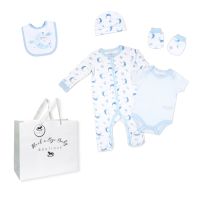 Boys 5 Piece Mesh Bag Set: Moon