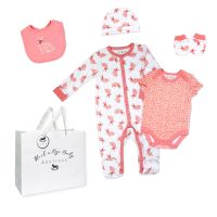 Girls 5 Piece Mesh Bag Set: Bunny 