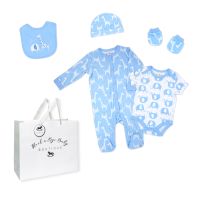 Boys 5 Piece Mesh Bag Set: Blue Safari 