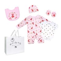 Girls 5 Piece Mesh Bag Set: Princess Bear