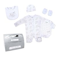 Girls 5 Piece Mesh Bag Set: Bunny 
