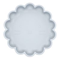 SILILION Silicone Plate with Suction- Blue