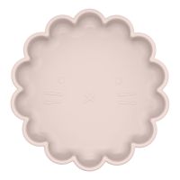 SILILION Silicone Plate with Suction: Pink
