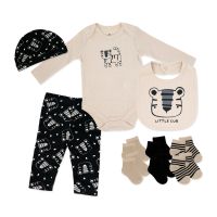 Boy's 10pc Set: Tan Tiger