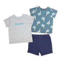 Boys NB 3 Piece Short Set: Stay Cool
