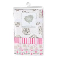 4 Pack Flannel Receiving Blankets: Love You Tons Pink