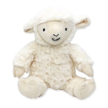 Textured Plush Lamb: Ecru  