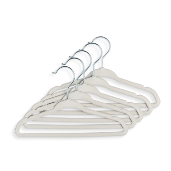 20- Pack Baby Hangers: Grey 