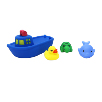 4 Pack Bath Toys: Boat 