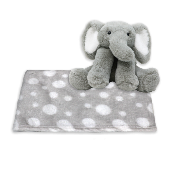 Elephant Toy With Blanket 