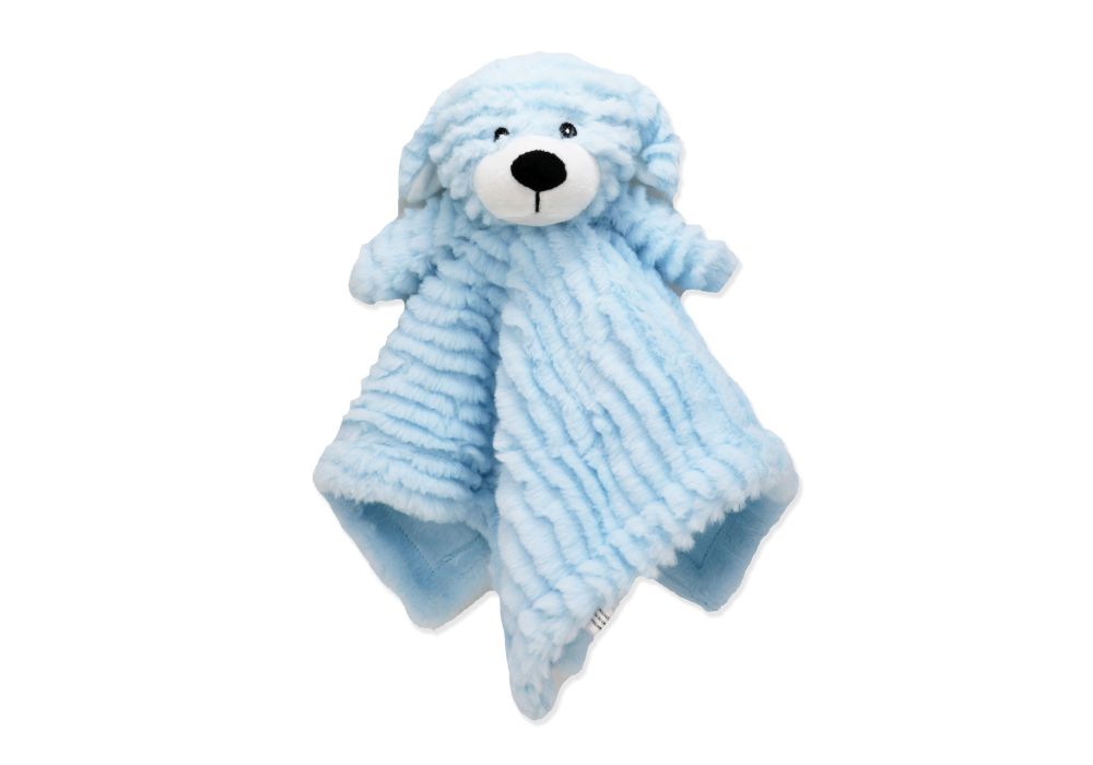 Blue dog teddy bear best sale