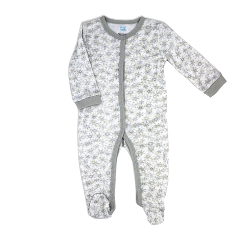 Holiday NB AOP Snap Sleepers: Snowflake 